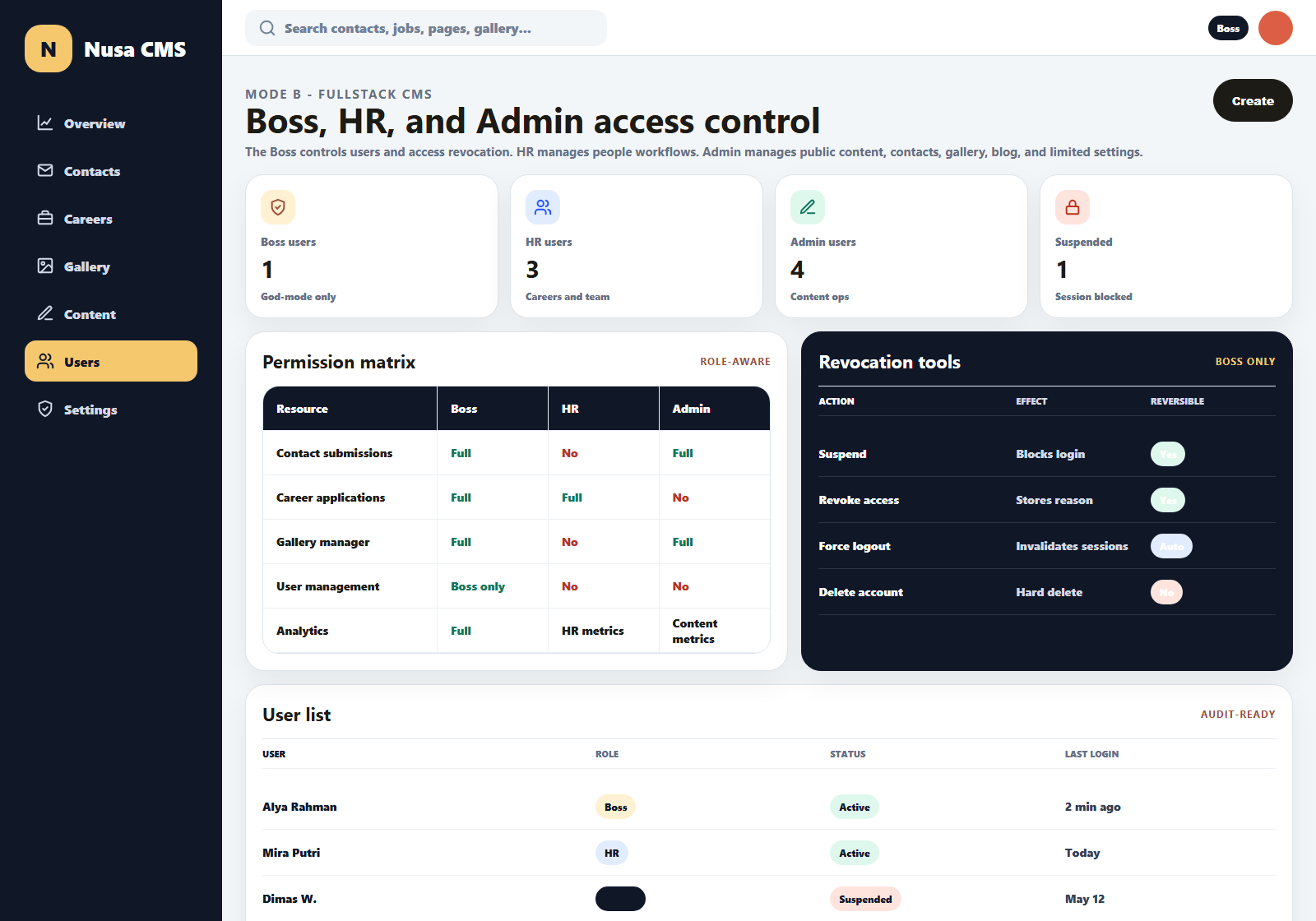 RBAC user access preview